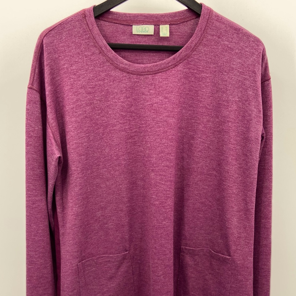 LOGO Lounge Long Sleeve Tunic Top - Size: XS